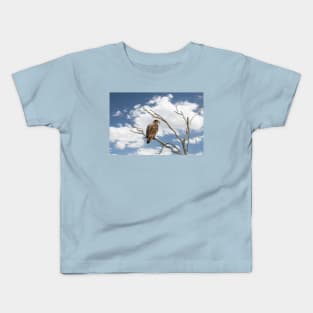 Majestic Young Eagle by Debra Martz Kids T-Shirt